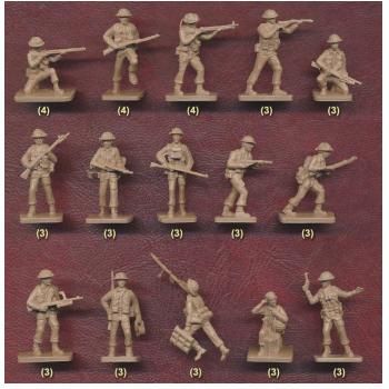 Airfix: Set 01763  WWII British Infantry 1:76